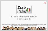30 anni di musica italiana in compagnia di: Mila, Francesco Cataldo & Gabriella Capizzi, Paoletta & Patrick, Paola Gallo, Fiorella Felisatti, Mirko Mengozzi,