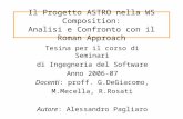 Il Progetto ASTRO nella WS Composition: Analisi e Confronto con il Roman Approach Tesina per il corso di Seminari di Ingegneria del Software Anno 2006-07.