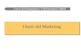 I basic del Marketing Corso di Formazione e Valorizzazione Stilisti.
