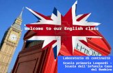Welcome to our English class Laboratorio di continuità Scuola primaria Leopardi – Scuola dell’infanzia Casa del Bambino Martedì 24 gennaio 2012.