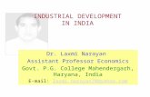 Industrial development in india