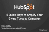 5 Ways To Amplify Your Giving Tuesday Campaign