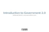 Introduction to Government 2.0