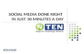 Social Media in 30 Minutes a Day
