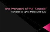The Wonders of the "Onesie"