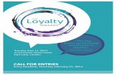 Be the winner of European Loyalty Marketing Awards