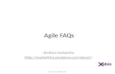Agile FAQs by Shrikant Vashishtha