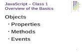 CSIS 138 Javascript Class1