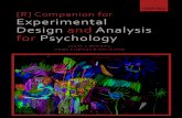 Experimental Design And Analysis Of Psychology