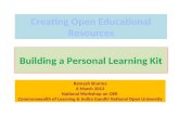 Open Educational Resources: Building a personal learning kit
