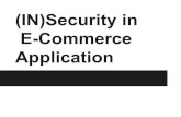 InSecurity in E-Commerce Applications