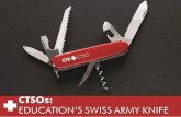 CTSOs - The Swiss Army Knife of Education