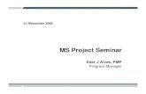 Ms Project Workshop