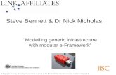 Modelling generic infrastructure with modular e-Framework