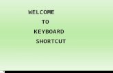 Computer shortcuts