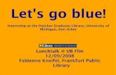 Let's go blue! Lunchtalk presentation