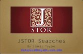 Taylor_JSTOR Searches