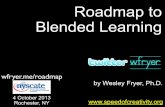 Roadmap to Blended Learning (October 2013)