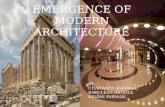 Emergence of modern architecture  ppt