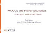 Dr Li Yuan - MOOCs: Game changer or fringe benefit?