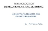 Concept of integrated education