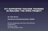 ICT Supported Teacher Training in Ireland: the SPÉIS project