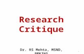 7.  research critque
