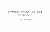 Introduction To Git Workshop