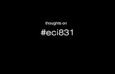 EC&I 831 Final Thoughts