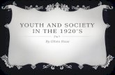 Youth and society in the 1920’s