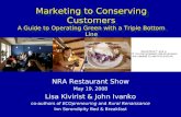 Marketing to Conserving Customers: A Guide to Operating Green with a Triple Bottom Line