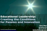 Educational Leadership: Creating the Conditions for Passion and Innovation