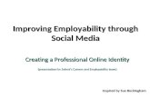 Improving employability through social media