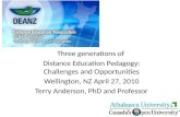Three generations of  Distance Education Pedagogy: Challenges and Opportunities