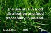 I.T. used in food traceability and food distribution.
