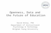AECT 2010 Presidential Session: Openness, Data, and the Future of Education