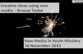 We use new media presentation - Bryony Taylor Conference in Harrogate 16 Nov 2013