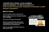 Late career employment transitions