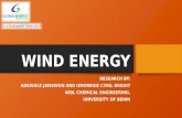 Wind Energy by Omoregie Cyril Bright - Chemical Engineering 400L