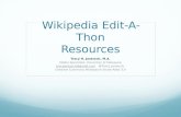 Wikipedia Edit-a-Thon: How To,  2014