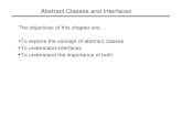 Java interfaces & abstract classes