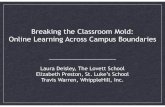 Breaking the Classroom Mold: Online Learning Across Campus Boundaries