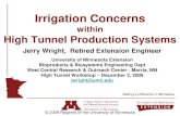 Irrigation in High Tunnels
