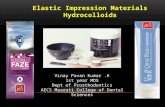 Elastic impressions (hydrocolloids)