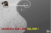 PESAN SEORANG AYAH : JANGAN DALAM ISLAM