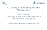 Theory Of Learning For The Mobile Age  - Leicester April 2007
