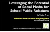 Leveraging the Potential of Social Media for School Public Relations
