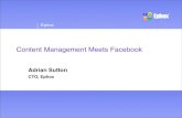 Content Management Meets Facebook