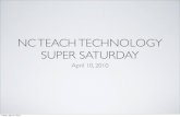 NC TEACH Technology Super Saturday