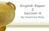English UPSR Paper 2 Section A